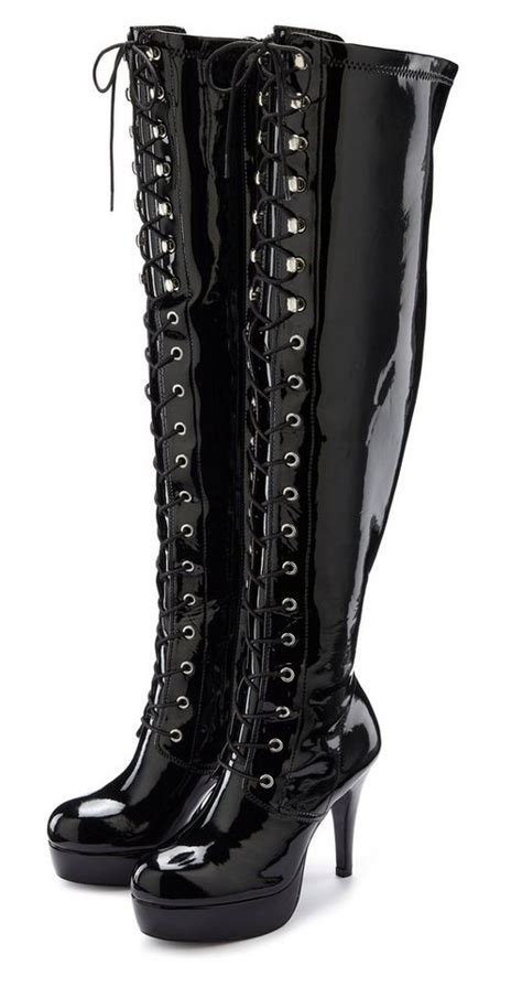 LASCANA Belle Affaire Overkneestiefel mit Plateau und。